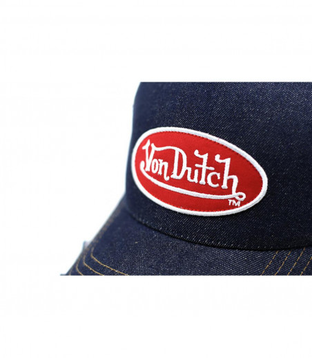 Cap Von Dutch Denim roter Patch